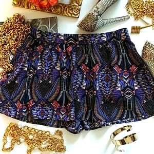 Tribal Print Fluid FOREVER 21 Shorts